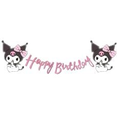 Kuromi Happy Birthday Yazısı
