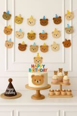 Ayıcık Asma Dekoratif Banner