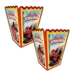 Örümcek Adam Mısır Popcorn Kutusu 8 Adet