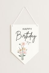 Papatya Kağıt Afiş Flama