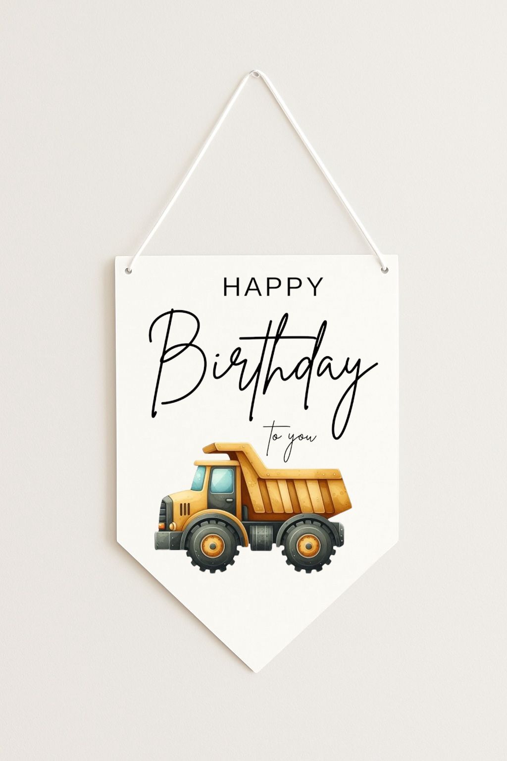 Kamyon Kağıt Afiş Flama