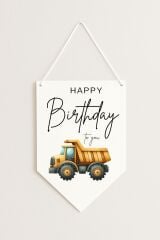 Kamyon Kağıt Afiş Flama