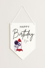 Uzay Kağıt Afiş Flama