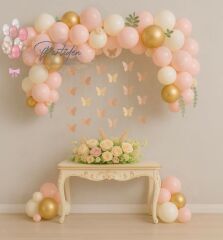 Pembe Altın Kelebek Konsept