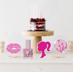 Barbie Masa Süsü 4 Adet