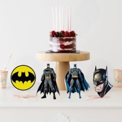 Batman Masa Süsü 4 Adet