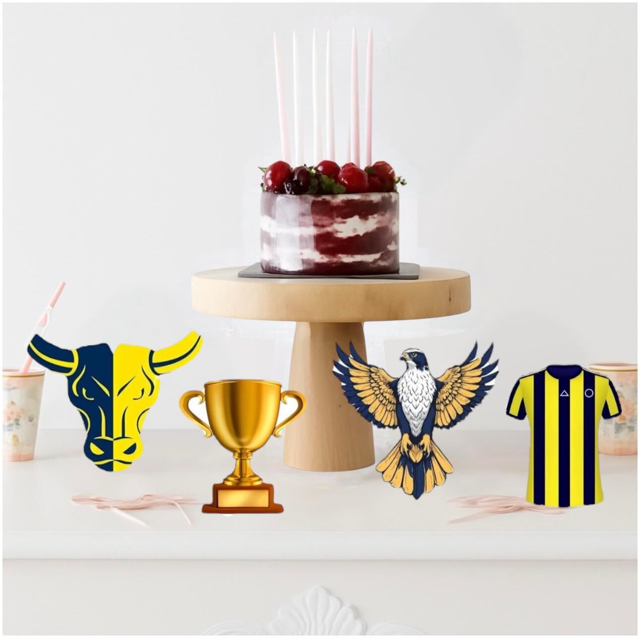 Fenerbahçe Masa Süsü 4 Adet