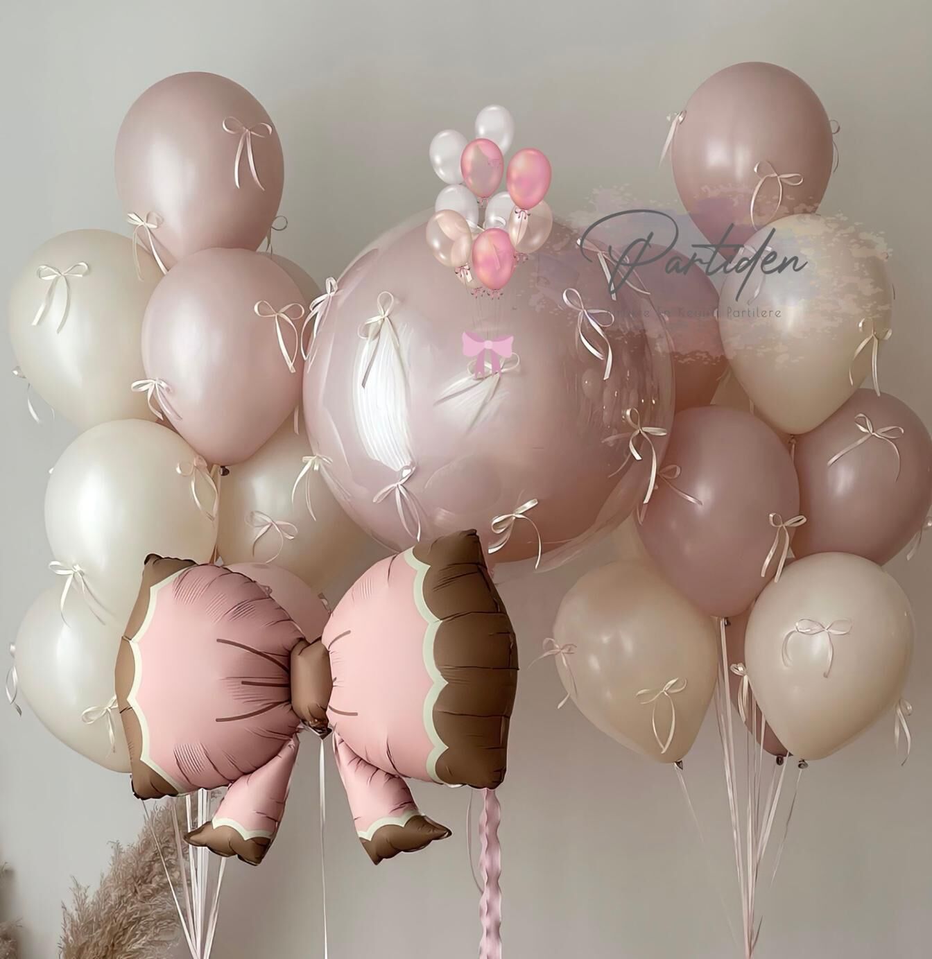 Bej Bow Balon Demeti