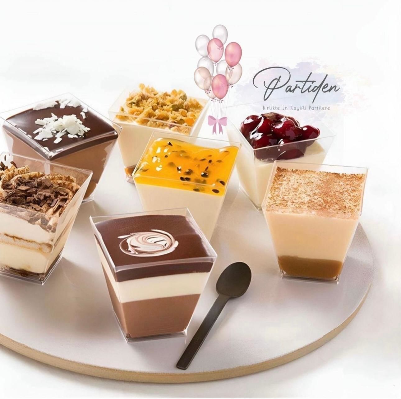 Mika Kübik Prizma Kase 200cc 20 Adet