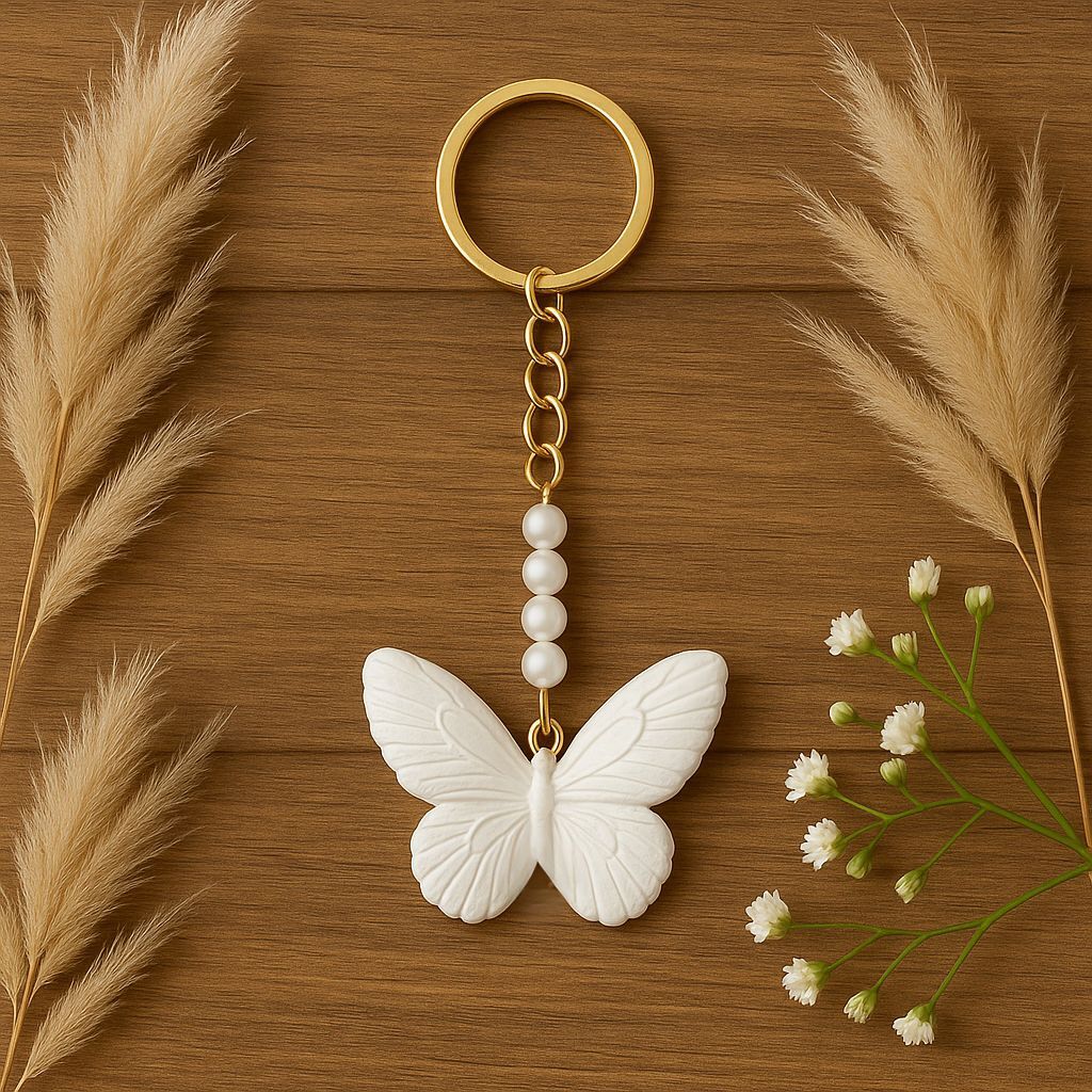 Hediyelik Kelebek Anahtarlık 10 Adet