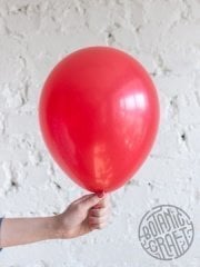 100 ADET KIRMIZI METALİK BALON