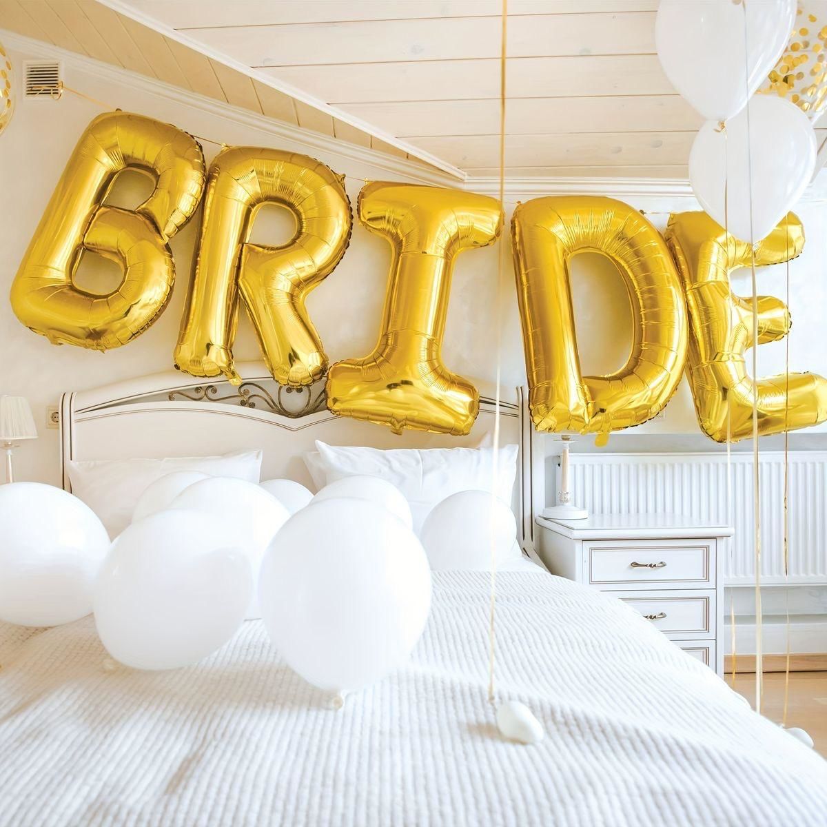 100CM GOLD BRİDE FOLYO BALON