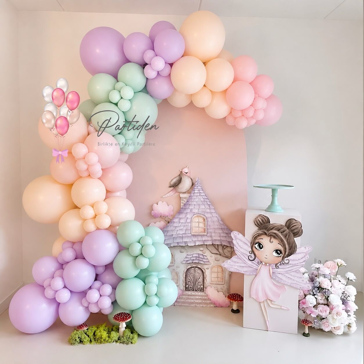 Peri Kızı Masalı Balon Zinciri