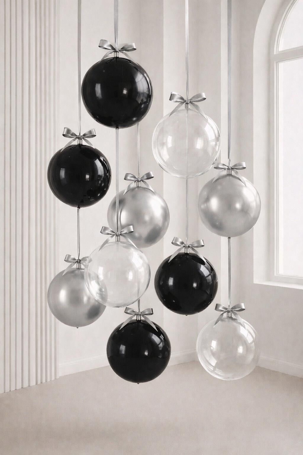 Siyah Gümüş Balls Konsept