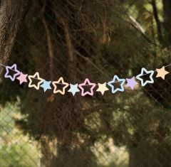 3d Makaron Yıldız Asma Süs