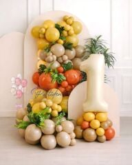 Safari Bohem Balon Zinciri