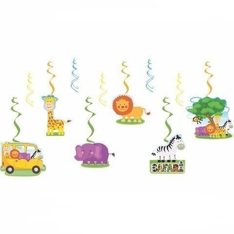Safari Sarkıt Süs 6 Adet