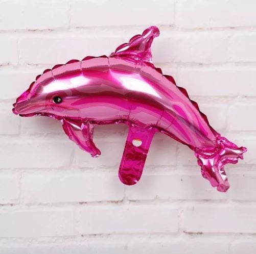 Pembe Yunus Balığı Folyo Balon