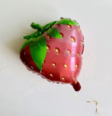 Çilek Folyo Balon 1 Adet