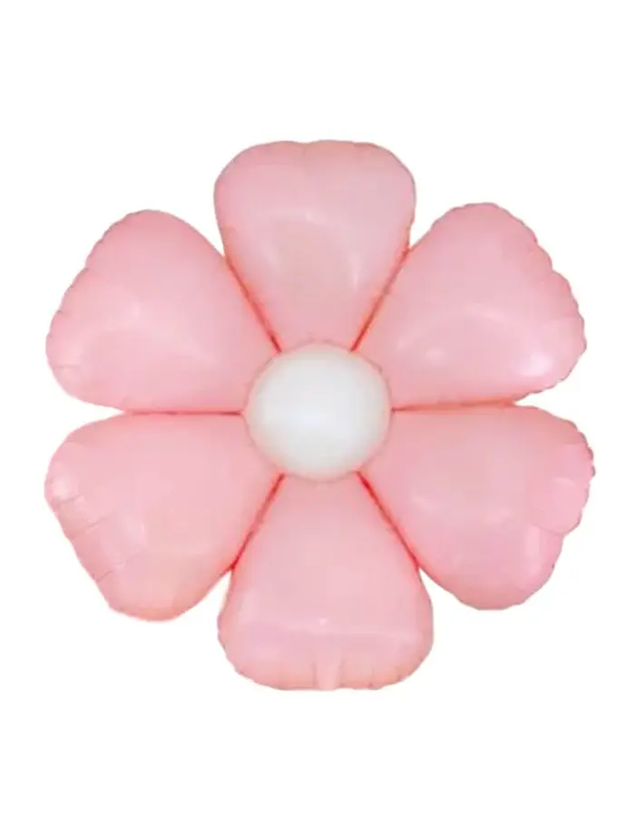 Makaron Papatya Folyo Balon Pembe