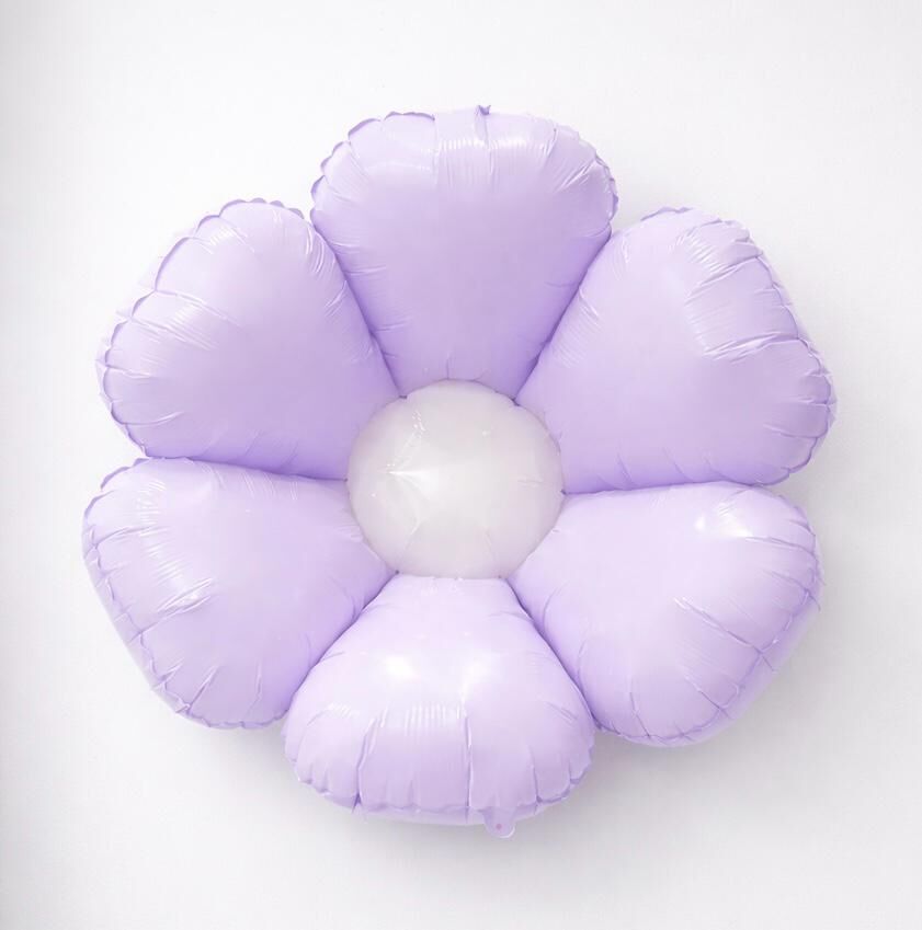 Lila Papatya Folyo Balon