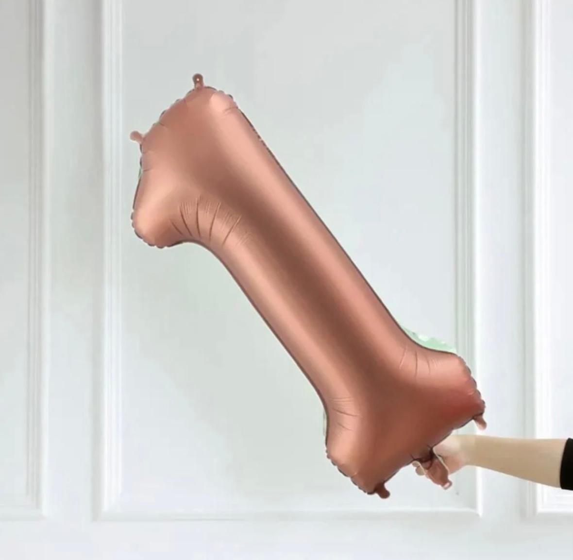 75CM 1 ÇİKOLATA RAKAM BALON