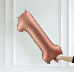75cm 1 Çikolata Rakam Folyo Balon