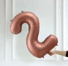 75cm 2 Çikolata Rakam Folyo Balon
