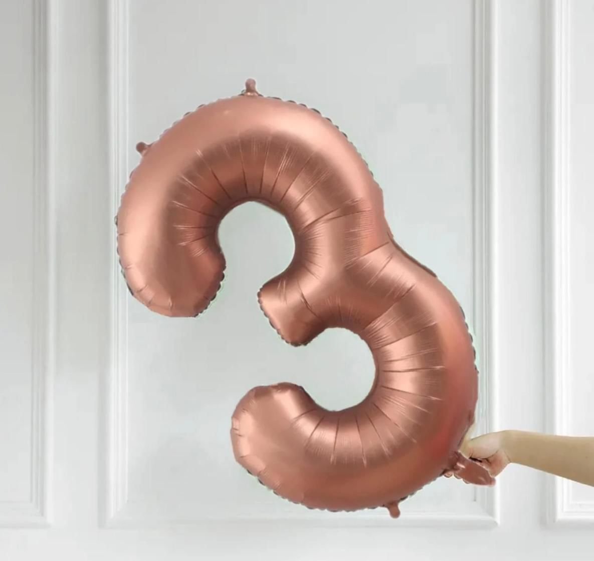 75cm 3 Çikolata Rakam Folyo Balon