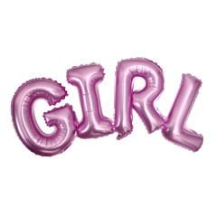 Pembe Girl Folyo Balon
