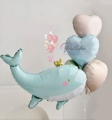 Sevimli Balina Balon Demeti