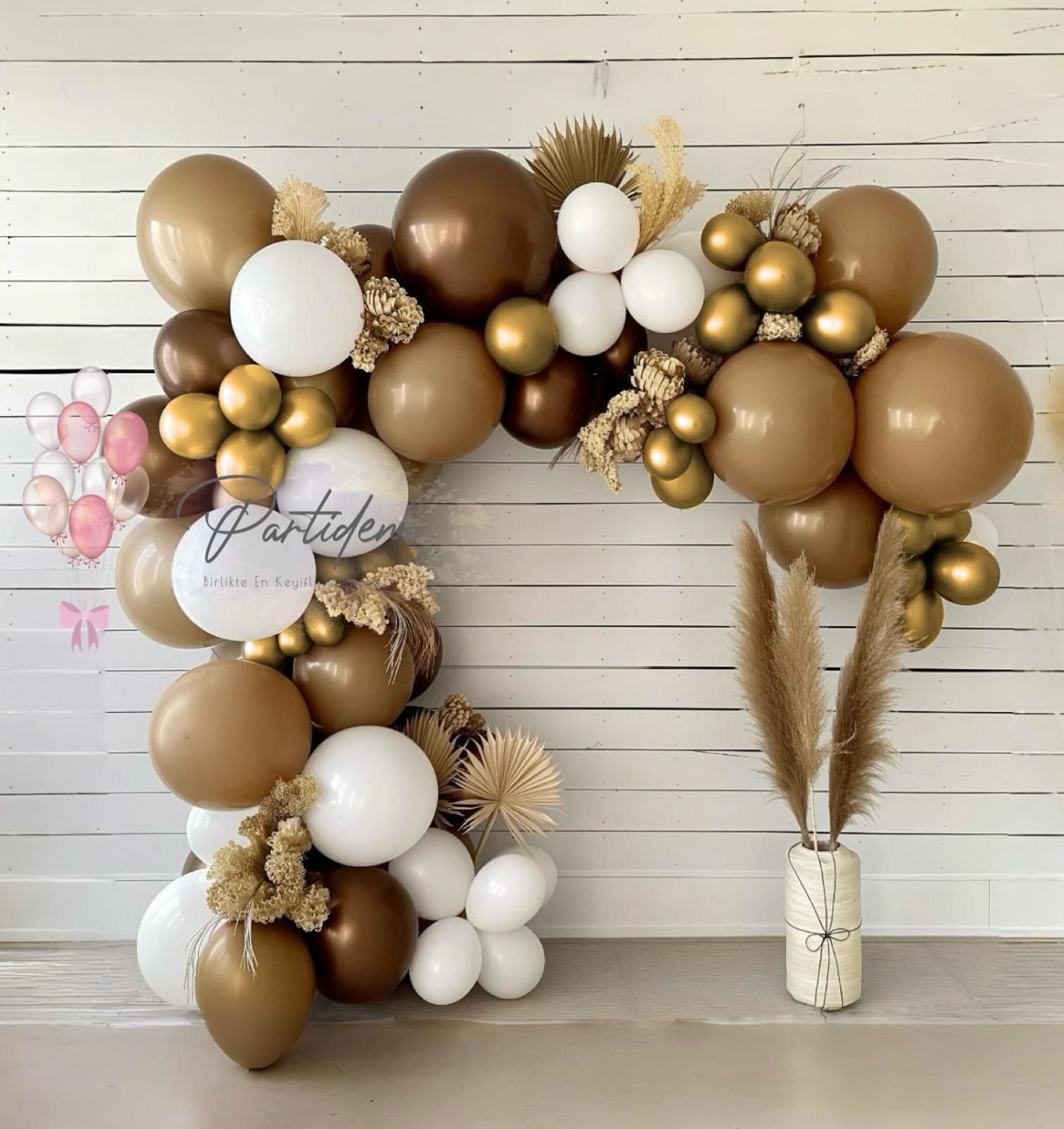 Çikolata Karamel Balon Zinciri