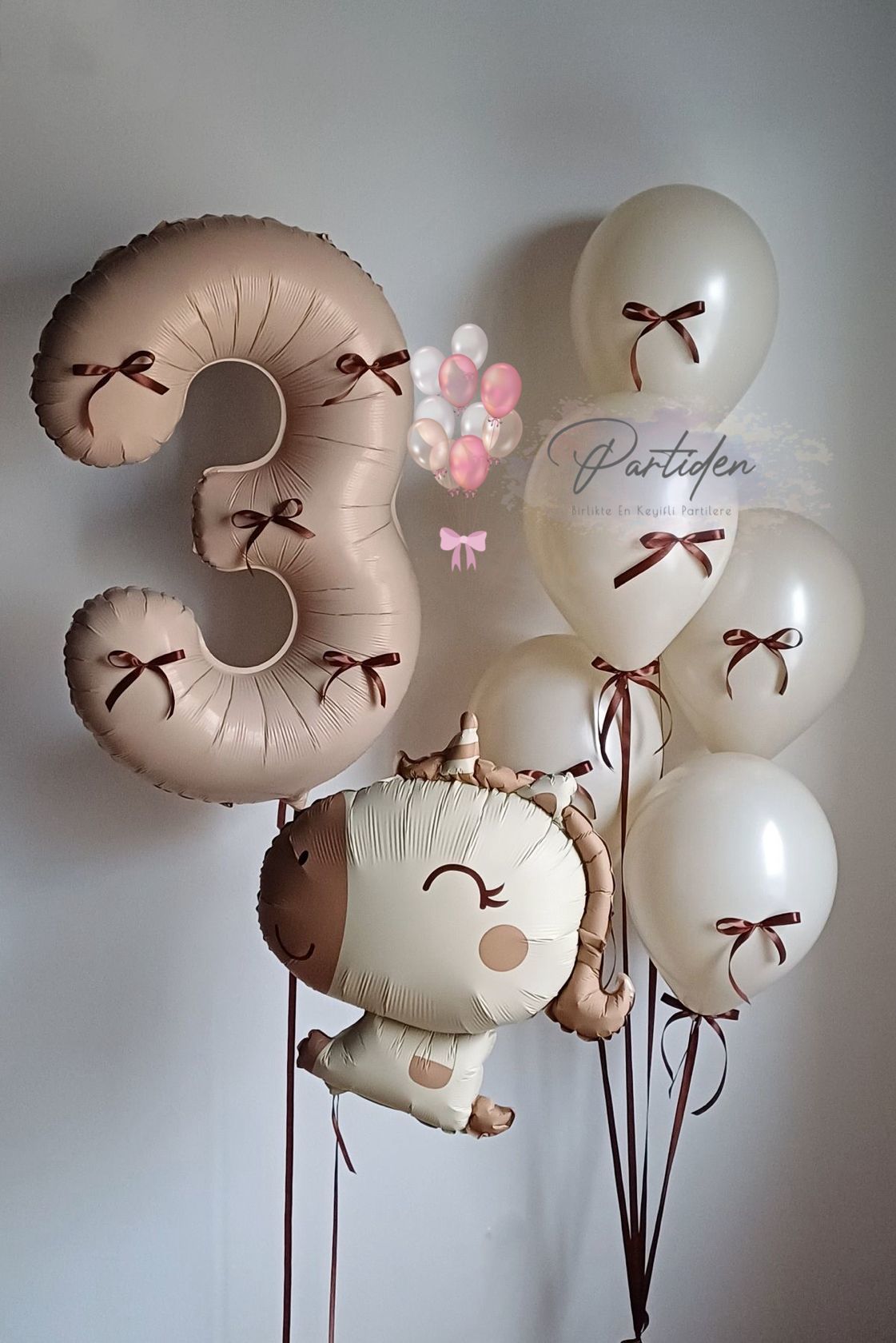 Unicorn Retro Balon Demeti