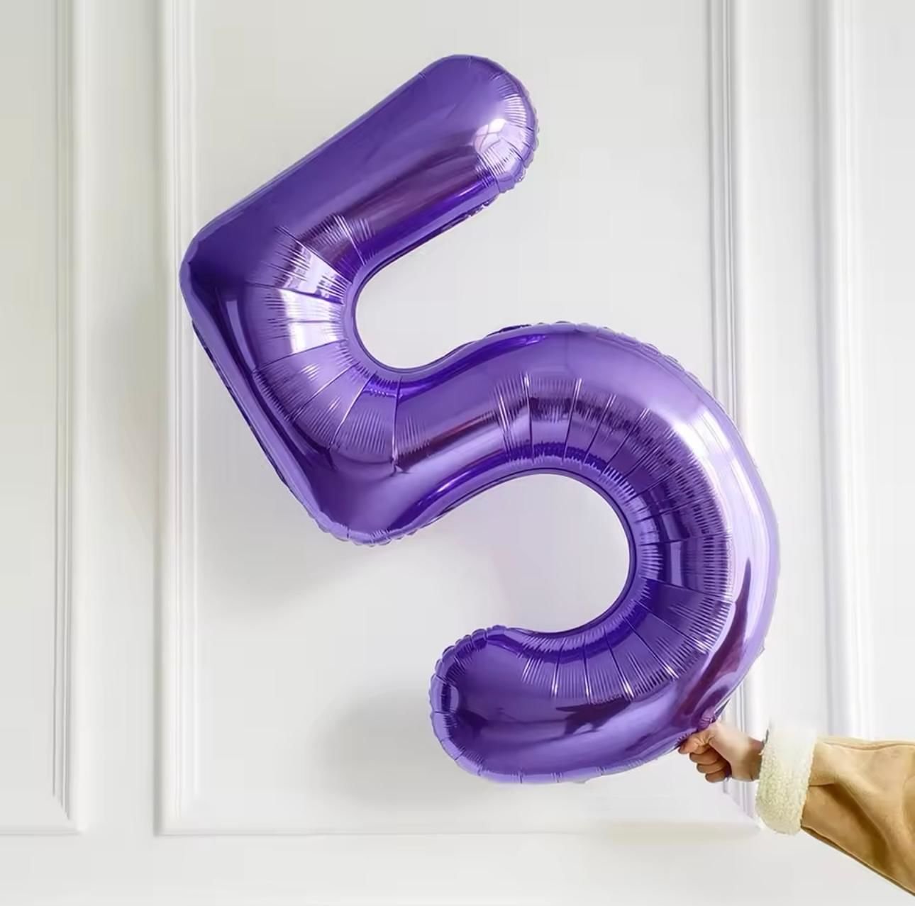 75cm 5 Mor Rakam Folyo Balon