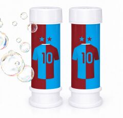 Bordo Mavi Futbol Köpük Baloncuk