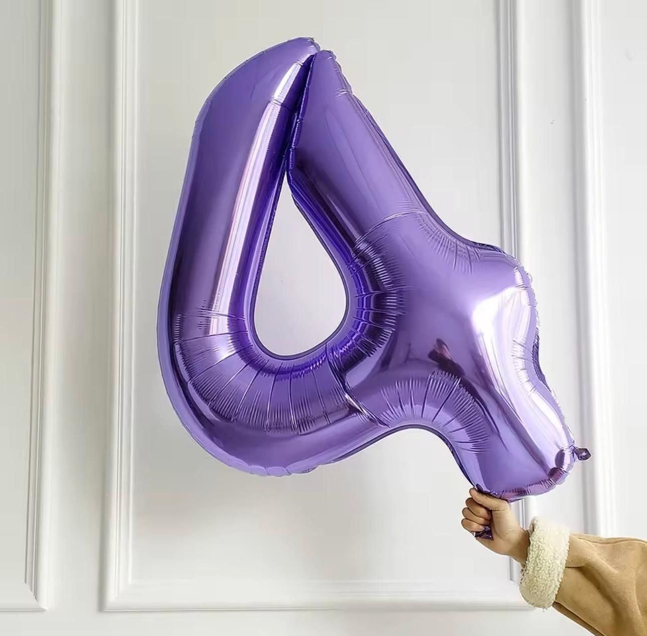 75cm 4 Mor Rakam Folyo Balon