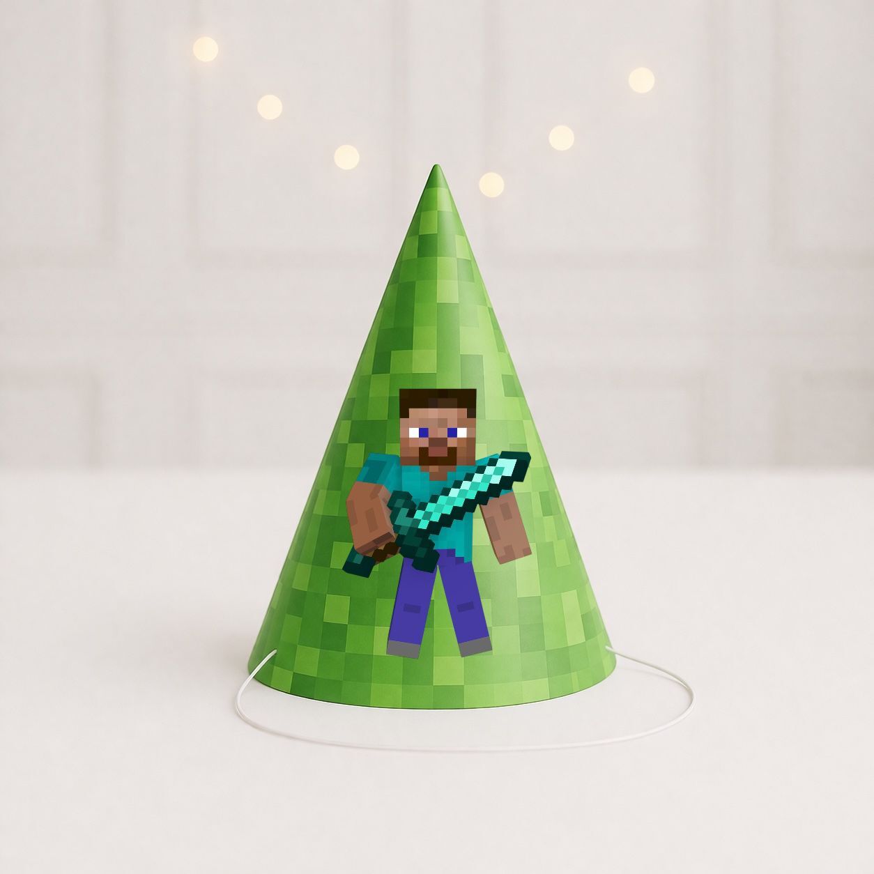 Minecraft Parti Şapkası 4 Adet