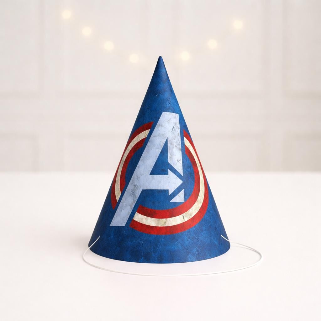 Avengers Parti Şapkası 4 Adet