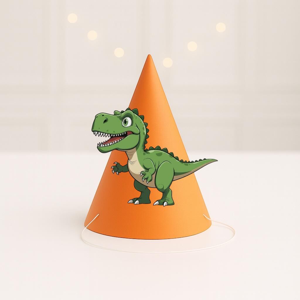 3d Dinazor Parti Şapkası