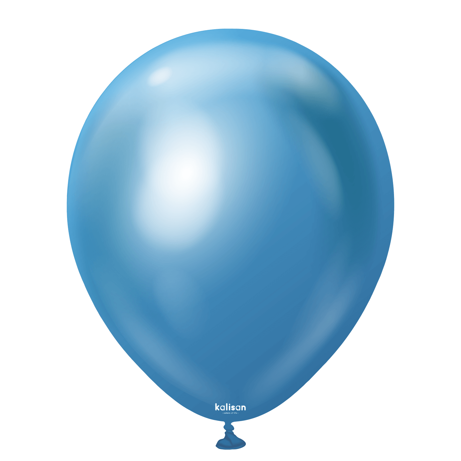 18 inç Büyük Mavi Krom Balon  1 Adet