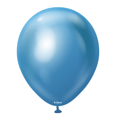 18 inç Büyük Mavi Krom Balon  1 Adet