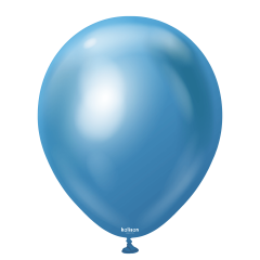 18 inç Büyük Mavi Krom Balon  1 Adet