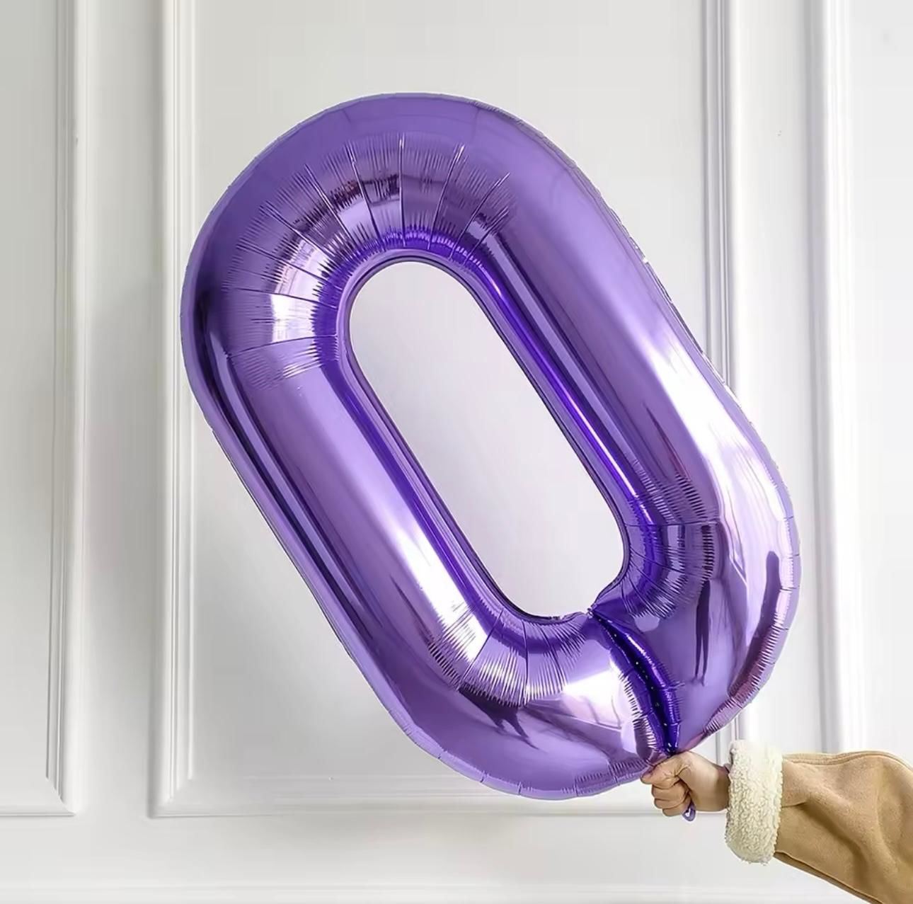 75cm 0 Mor Rakam Folyo Balon