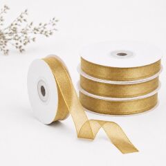 Altın Organze Kurdele 20 Metre