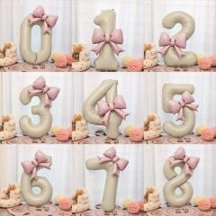 50cm Fiyonk Folyo Balon Pembe