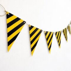 İnşaat Teması Bayrak Flama