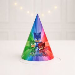 Pj Masks Parti Şapkası 4 Adet
