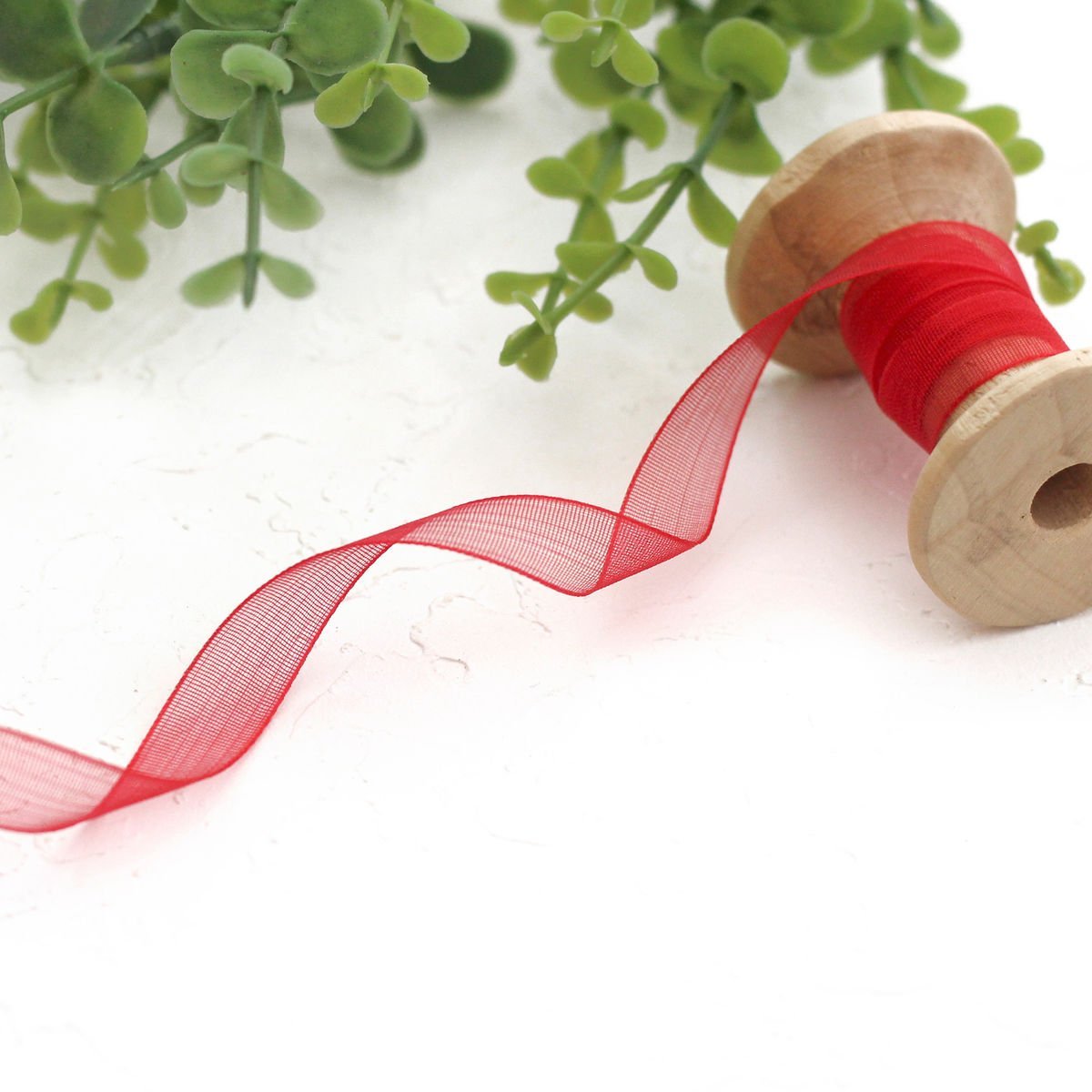 Kırmızı Organze Kurdele 20 Metre