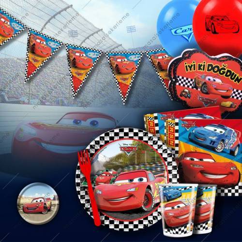 Cars Parti Seti 16 Kişilik