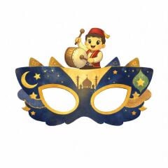 Ramazan Karton Maske 6 Adet